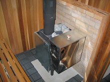 outdoor home sauna heater