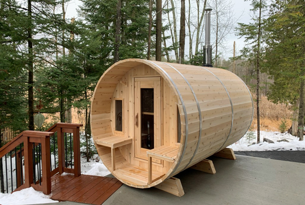 canadian timber tranquility CTC2345H Outdoor sauna
