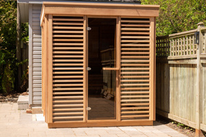 Pure cube outdoor sauna CU570