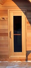 Cedar Framed Glass Door (PF standard)
