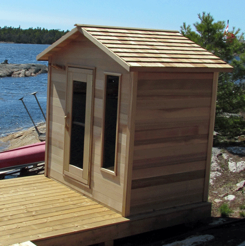 Outdoor PreFab Cabin Sauna