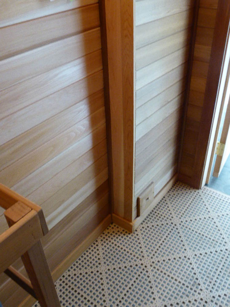 Pure cube indoor sauna