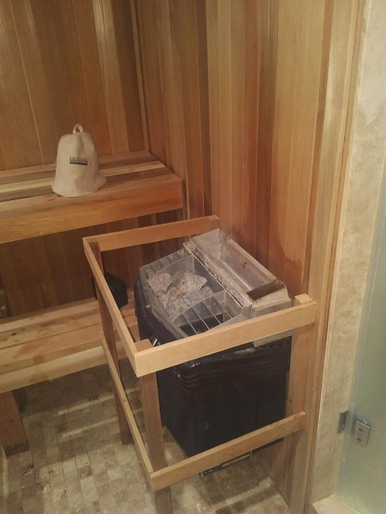 Home sauna electric heater