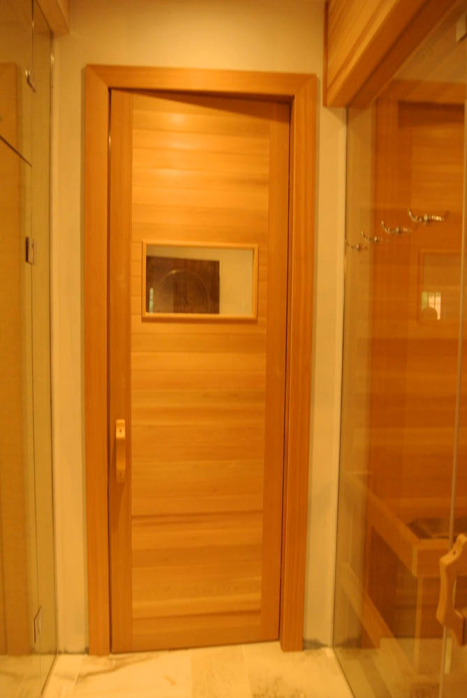 Indoor home sauna