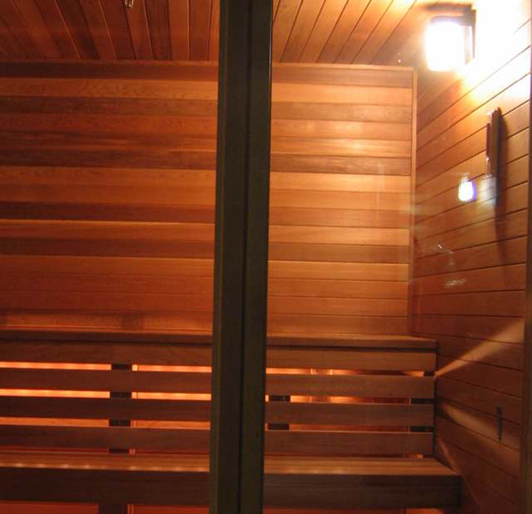 Tylo under bench strip lighting home sauna