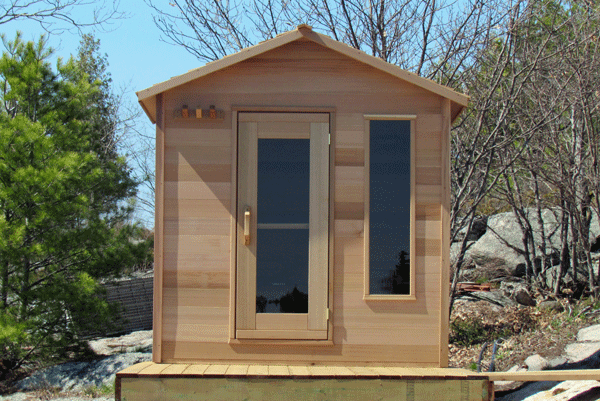 Outdoor PreFab Cabin Sauna With Window