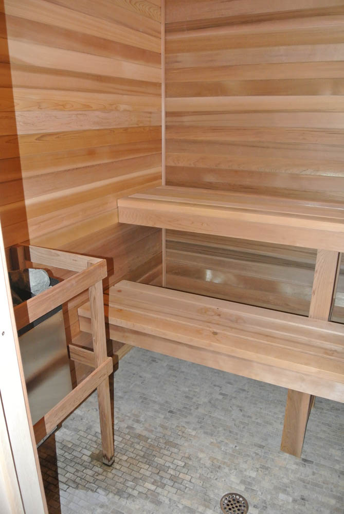 Pure cube sauna