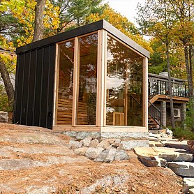 Orion Sauna - Knotty Cedar