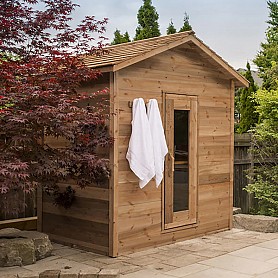 5x6 Outdoor Cabin-Knotty Cedar