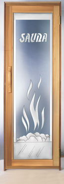 Cedar Framed Full Length Designer Glass