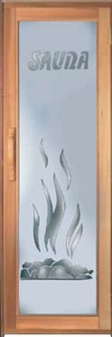Cedar Framed Full Length Designer Reverse Glass
