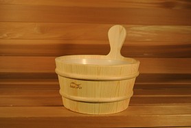 4 Litre (1 gallon) Sauna Bucket Only, No Dipper - Cedar