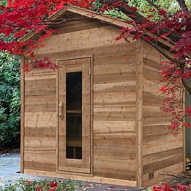 6x7 Outdoor Cabin-Knotty Cedar