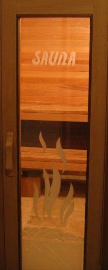 Cedar Framed Full Length Designer Glass