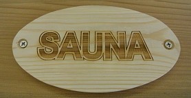 Sauna Sign