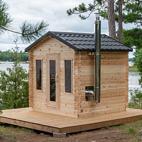 8x8 CTC Cabin- Eastern Knotty Cedar