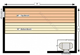 5x8 Knotty (2x4 Bench Tops)