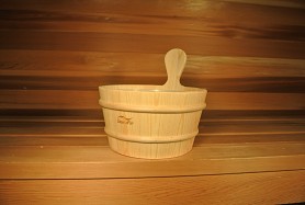 4 Litre (1 gallon) Sauna Bucket Only, No Dipper - Aspen