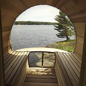 Panoramic Barrel Saunas - Outdoor