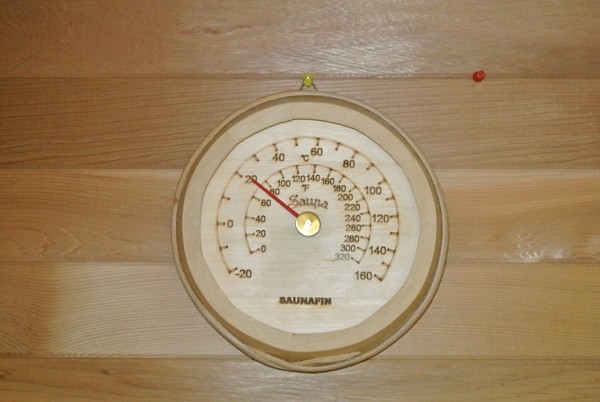 Wood Thermometer - Round 