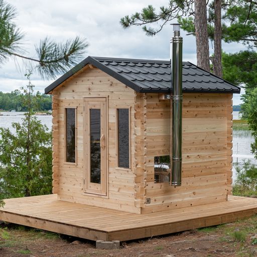 8x8 CTC Cabin- Eastern Knotty Cedar