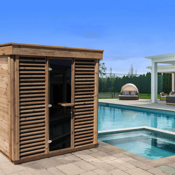 Pure Cube CU570 Sauna | Outdoor Sauna Collection | SaunaFin