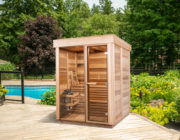 Pure Cube Outdoor CU550 | Cube Outdoor Saunas | SaunaFin