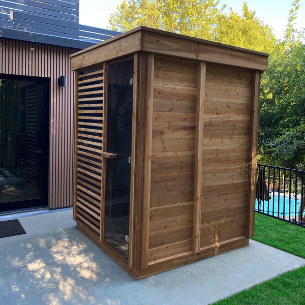 Pure Cube Outdoor CU550 | Cube Outdoor Saunas | SaunaFin