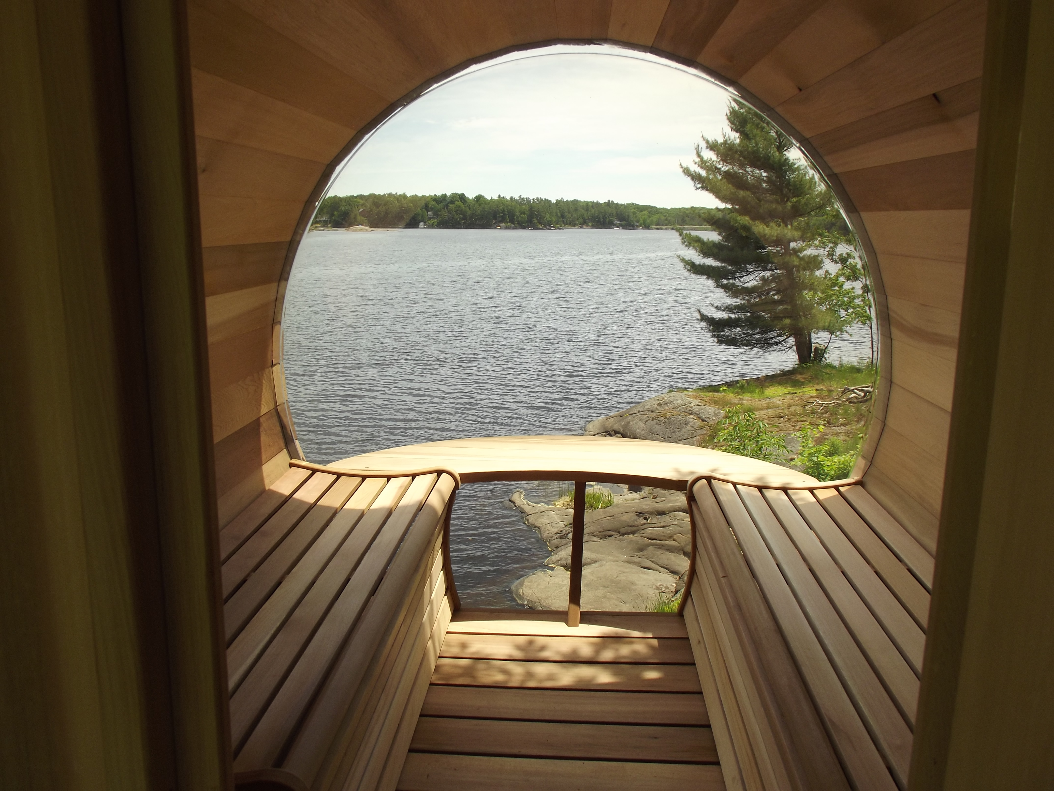 outdoor sauna