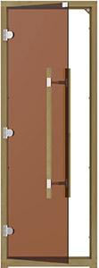 home sauna cedar door