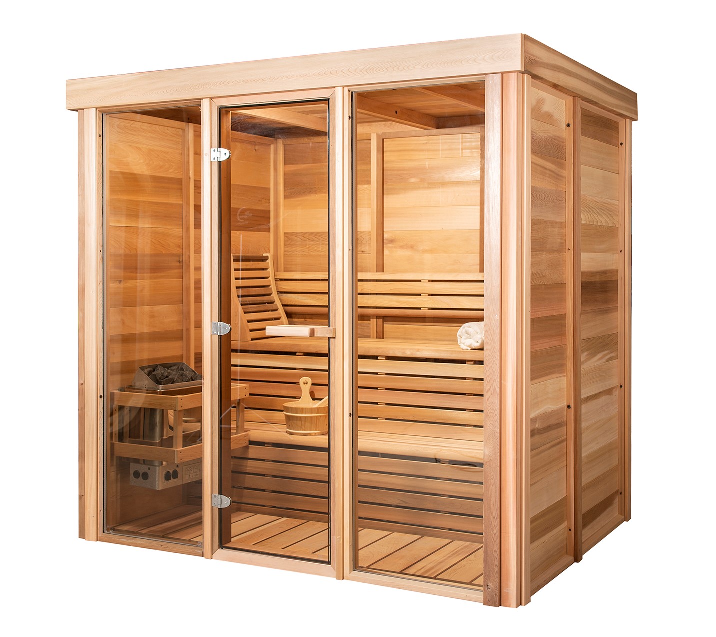 Indoor Pure Vision Saunas (Cube)