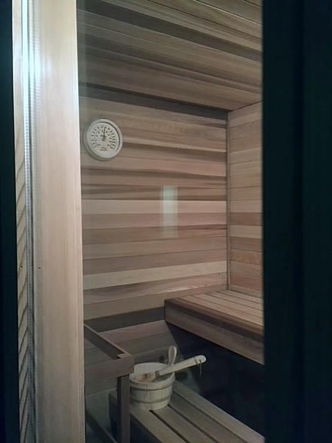 indoor prefab sauna