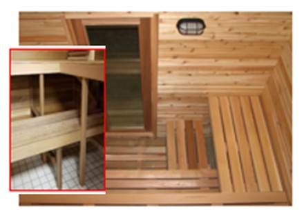 clear cedar sauna wood