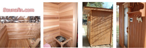 outdoor prefab cabin sauna