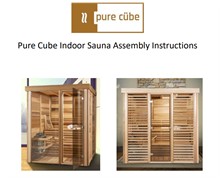 pure cube indoor sauna instructions