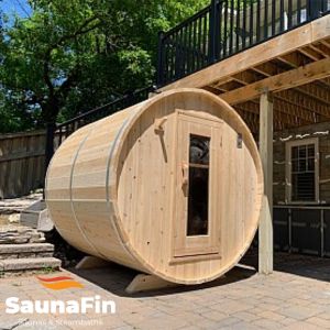 Barrel Sauna Muskoka Cottage