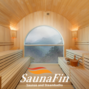 home sauna with window