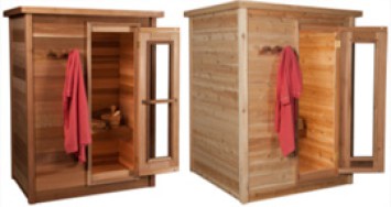 cedar cabin indoor home sauna